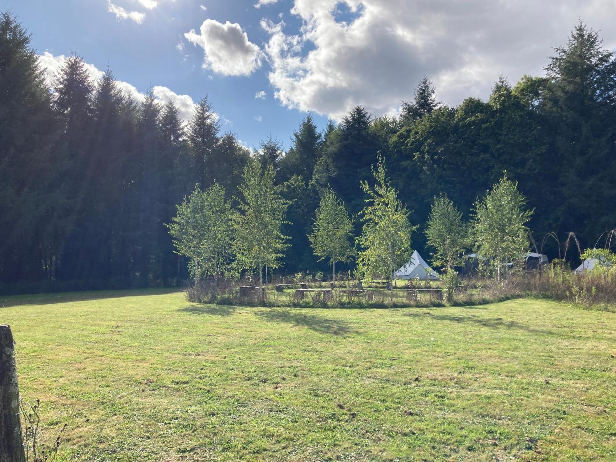 Au Pre Fleuri Eco Glamping Otel Le Lindois Dış mekan fotoğraf