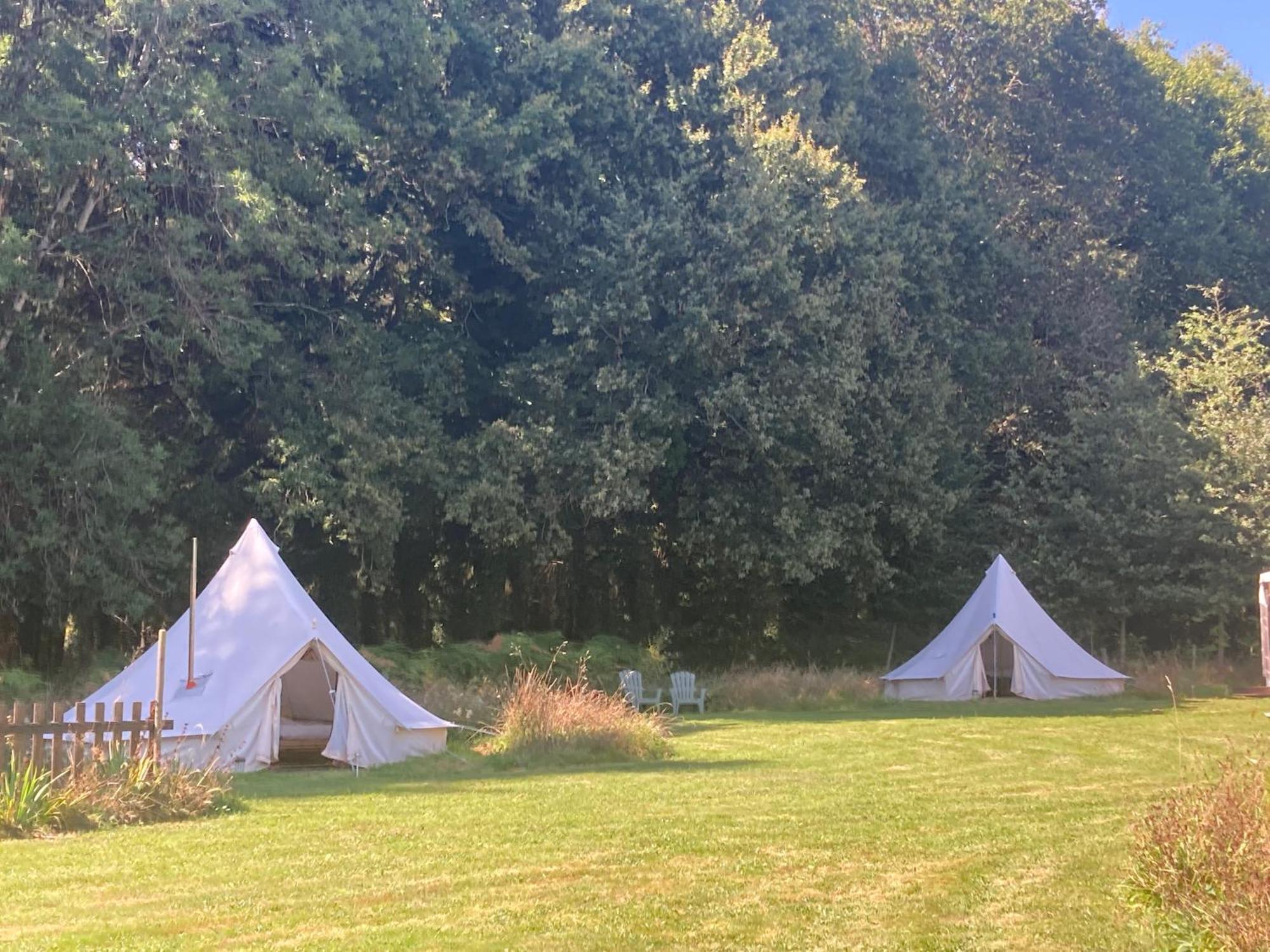 Au Pre Fleuri Eco Glamping Otel Le Lindois Dış mekan fotoğraf