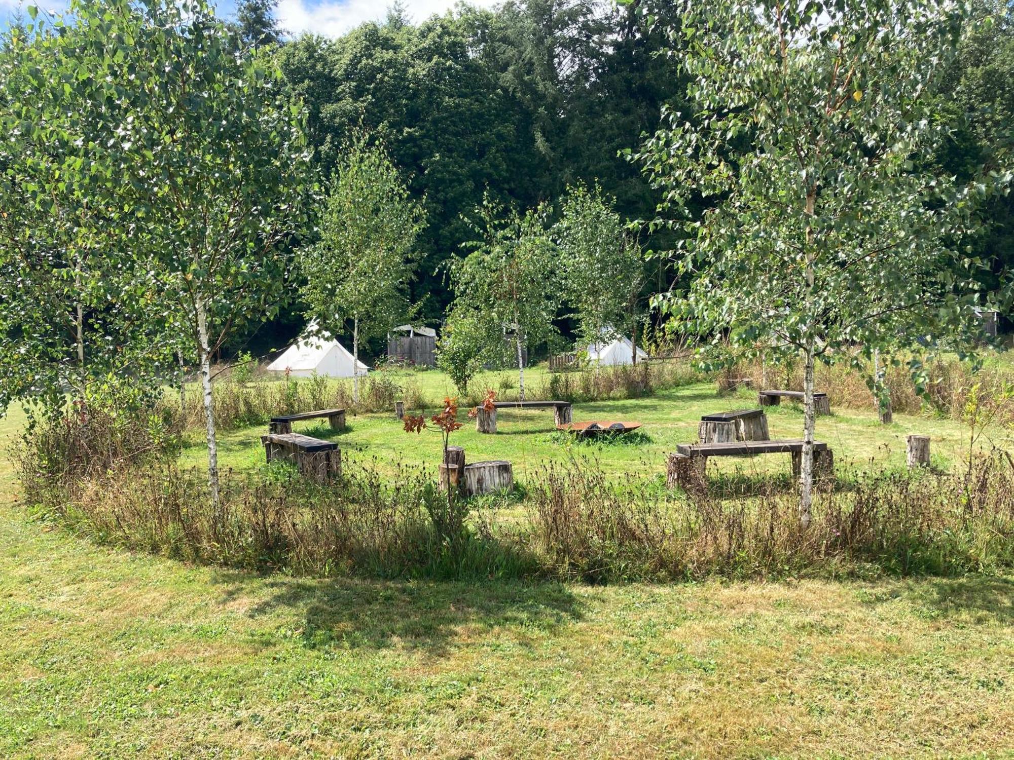 Au Pre Fleuri Eco Glamping Otel Le Lindois Dış mekan fotoğraf