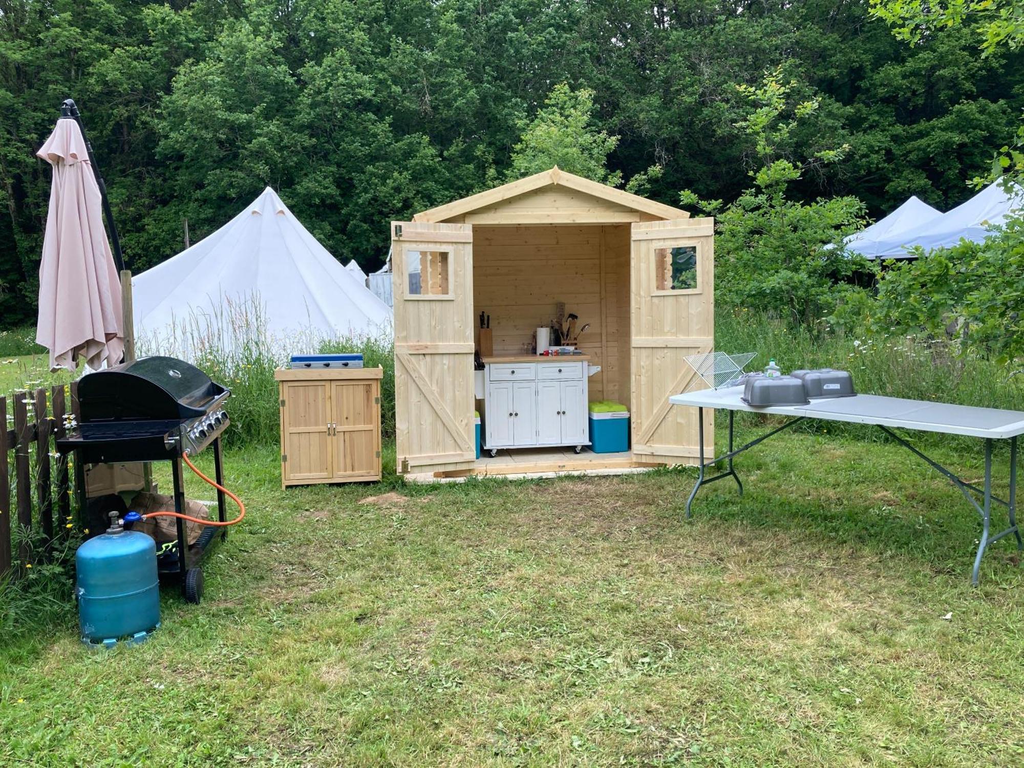 Au Pre Fleuri Eco Glamping Otel Le Lindois Dış mekan fotoğraf